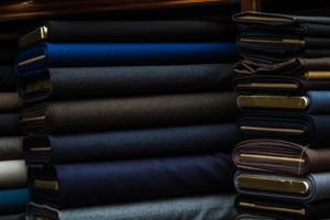 Italian cloth for suits for Gabucci featured in video about Gabucci cloth