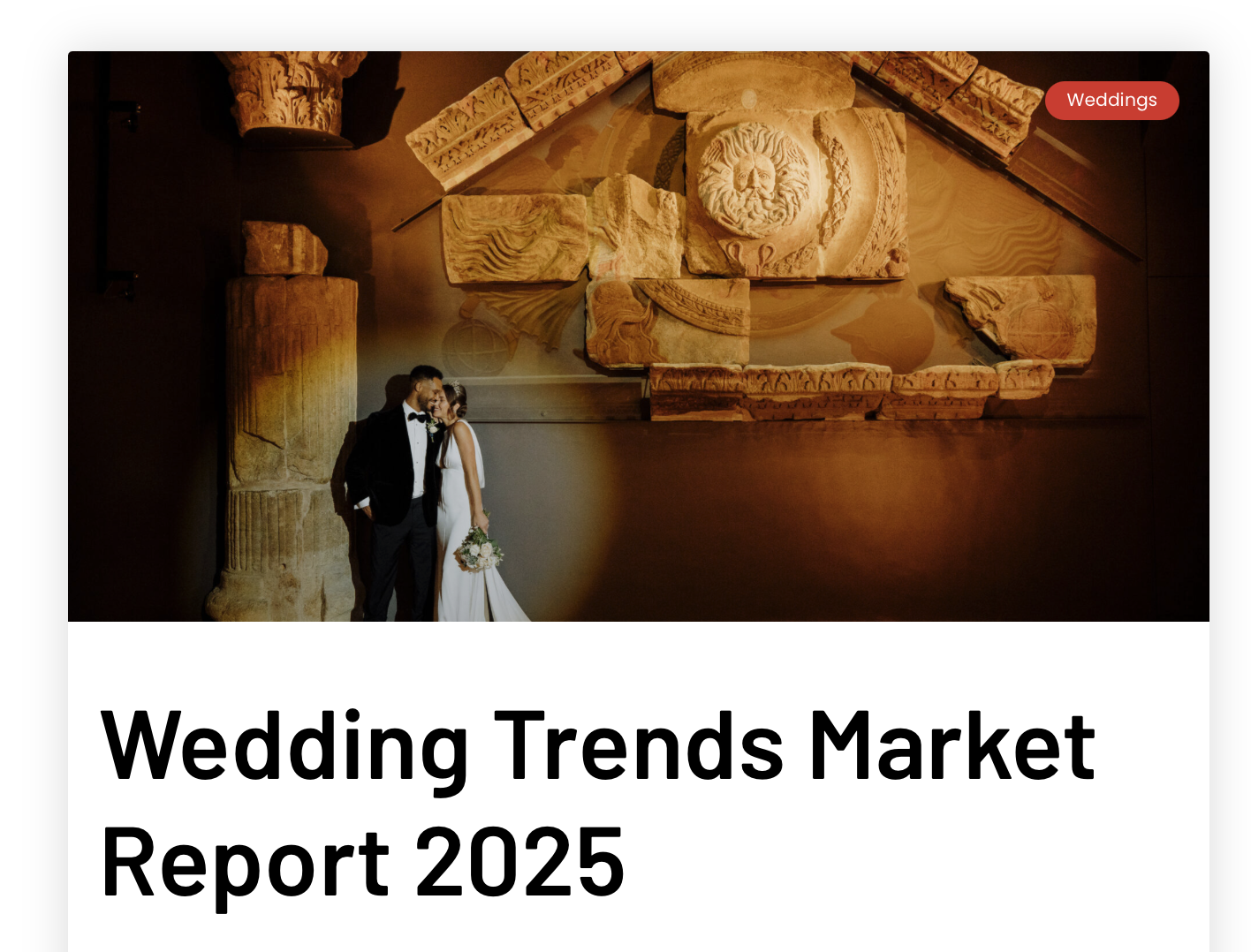 A market research report into the 20205 Wedding Market for Gabucci Menswear