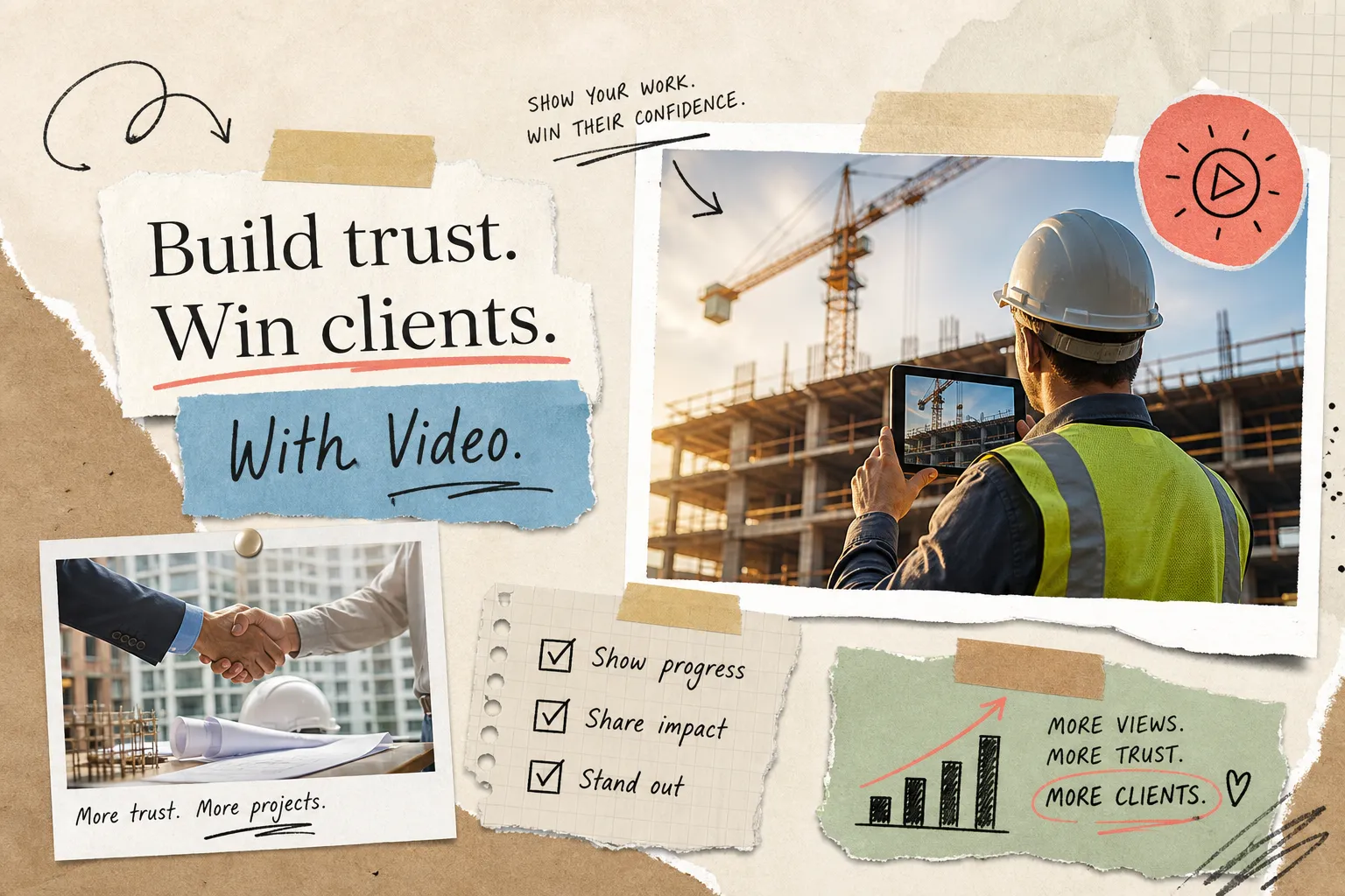 image to represent how video brings clients to construction firms, from This Vide Works, Edinburgh, London and Worcester